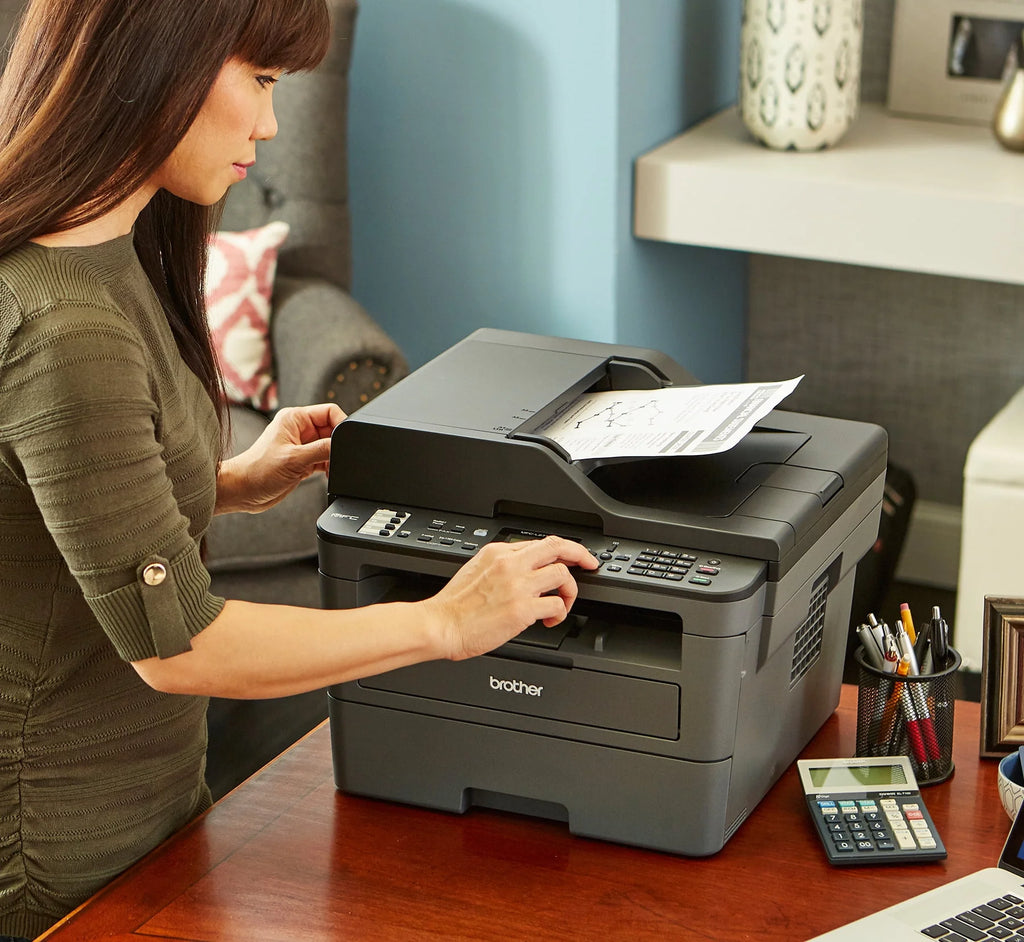 Monochrome Laser All-in-One Printer with Duplex Printing and Wireless Connectivity D820276