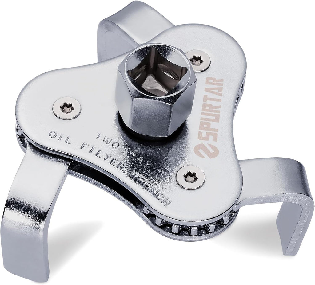 Universal Oil Filter Wrench 3 Jaw Adjustable Oil Filter Removal Tool Q765