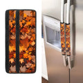 Red Maple Leaves Refrigerator Door Handle Cover, Set of 4 F80640