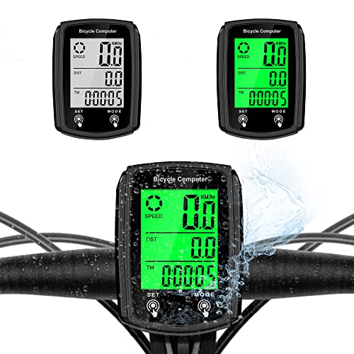 Wired Bike Speedometer with LCD Display A40491
