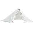 Gray White Waterproof Camping Tent U3975