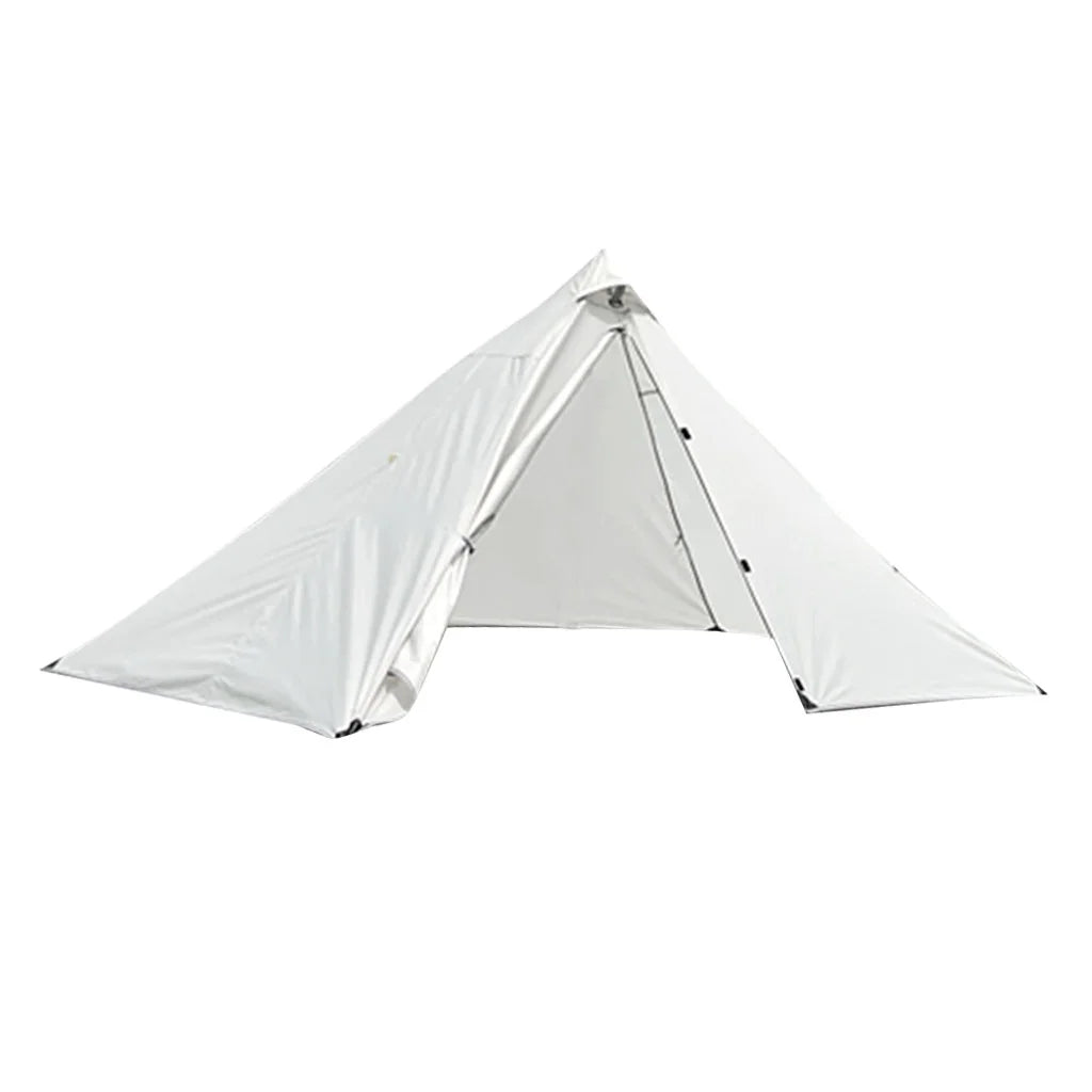 Gray White Waterproof Camping Tent U3975