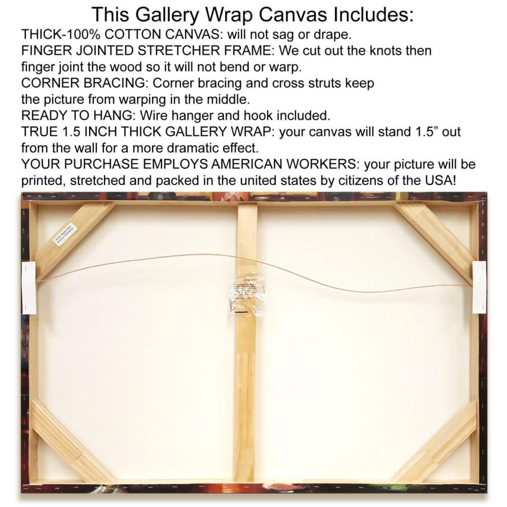 Give Thanks Unto The Lord Giclee on Gallery Wrap Canvas S2036