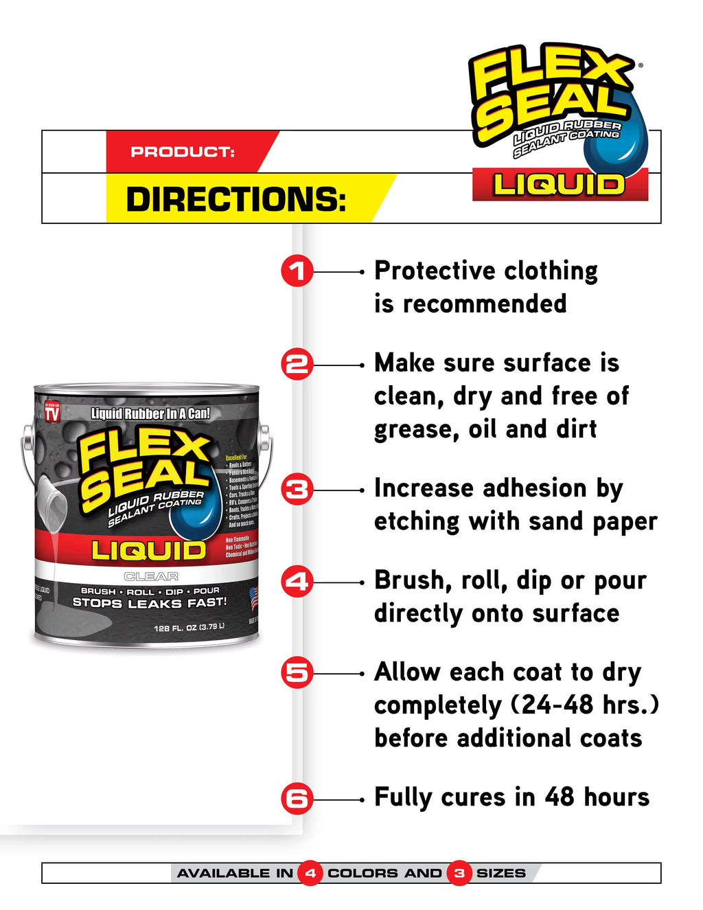 White 32 oz Liquid Rubber Sealant Coating V776350