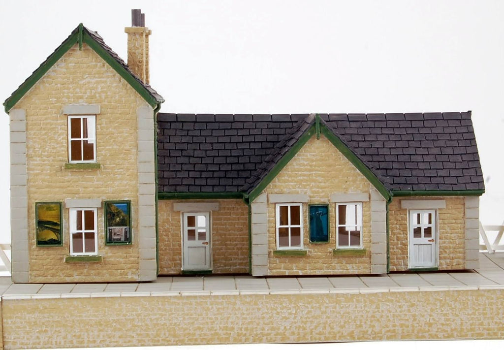 HO Scale Multicolor Resin Building Scenery Item Q799080