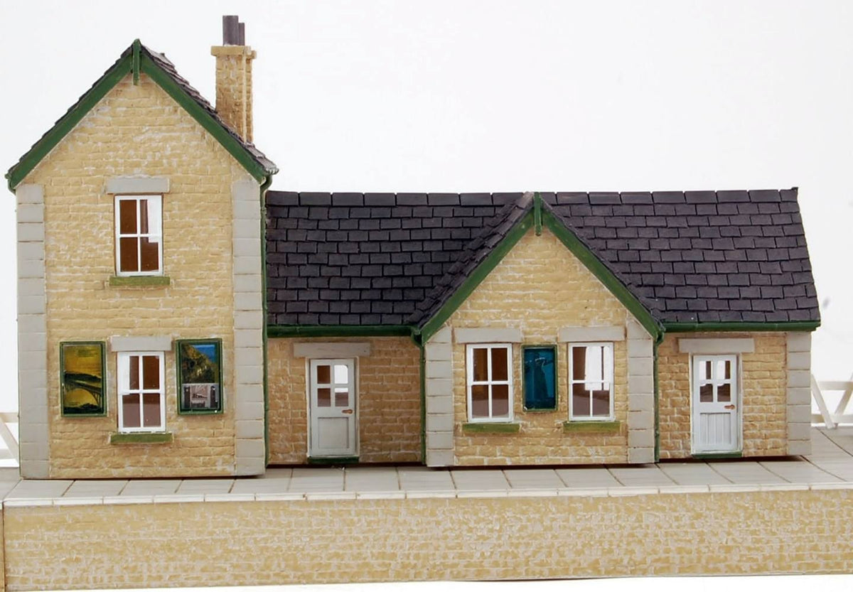 HO Scale Multicolor Resin Building Scenery Item Q799080