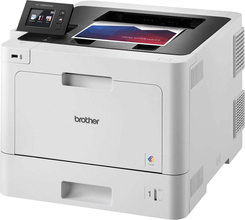 Business Color Laser Printer with Duplex Printing and Wireless Networking I325646