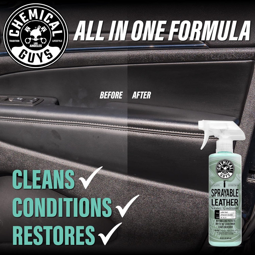 Leather Cleaner and Conditioner 1 Gal Pack of 2 R683