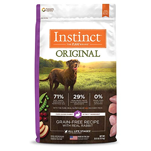 20 lb. Grain Free Dry Dog Food with Real Rabbit O485