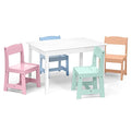 White Table with 4 Chairs A114483