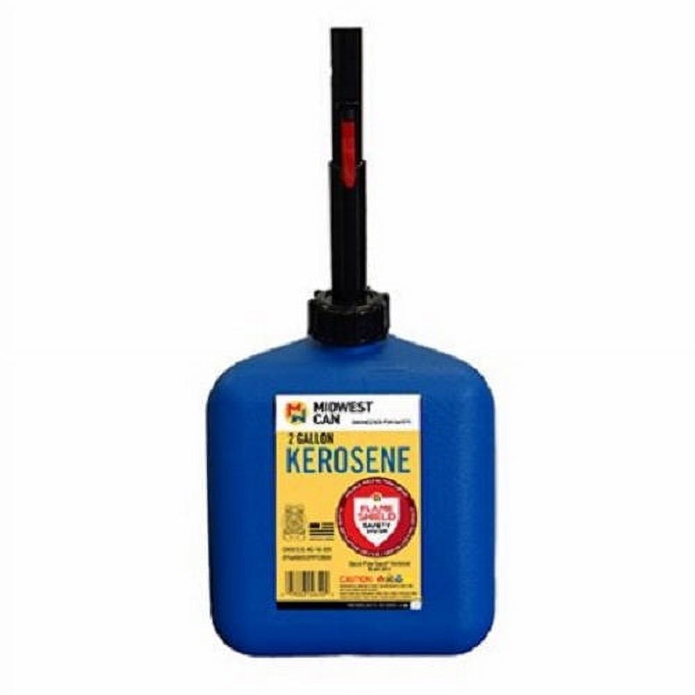 Blue 2 Gallon Kerosene Can - Quantity of 4 Q822917