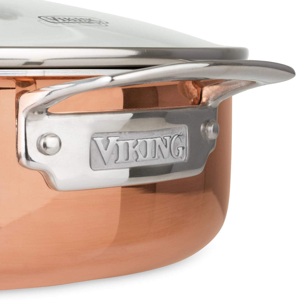 13-Piece Tri-Ply Copper Cookware Set Q928