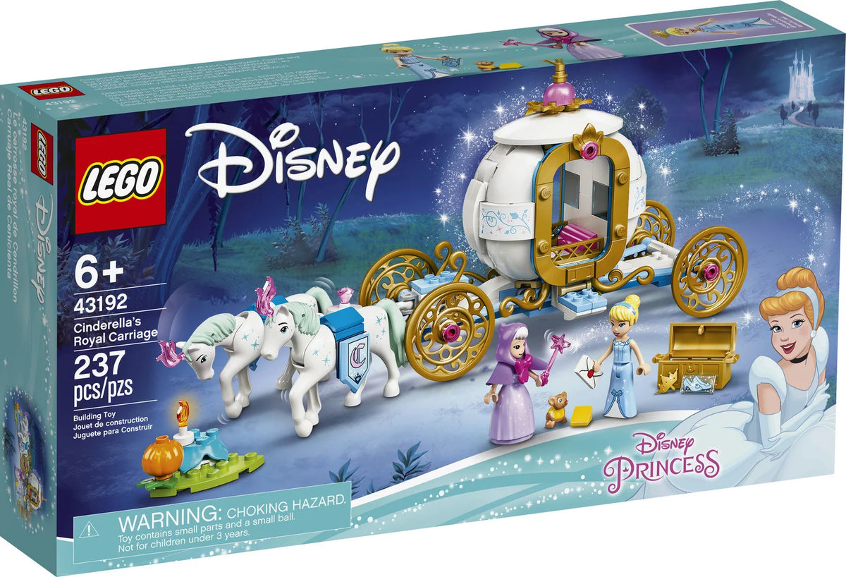 LEGO Disney Cinderella’s Royal Carriage 237 Pieces Building Toy A885244