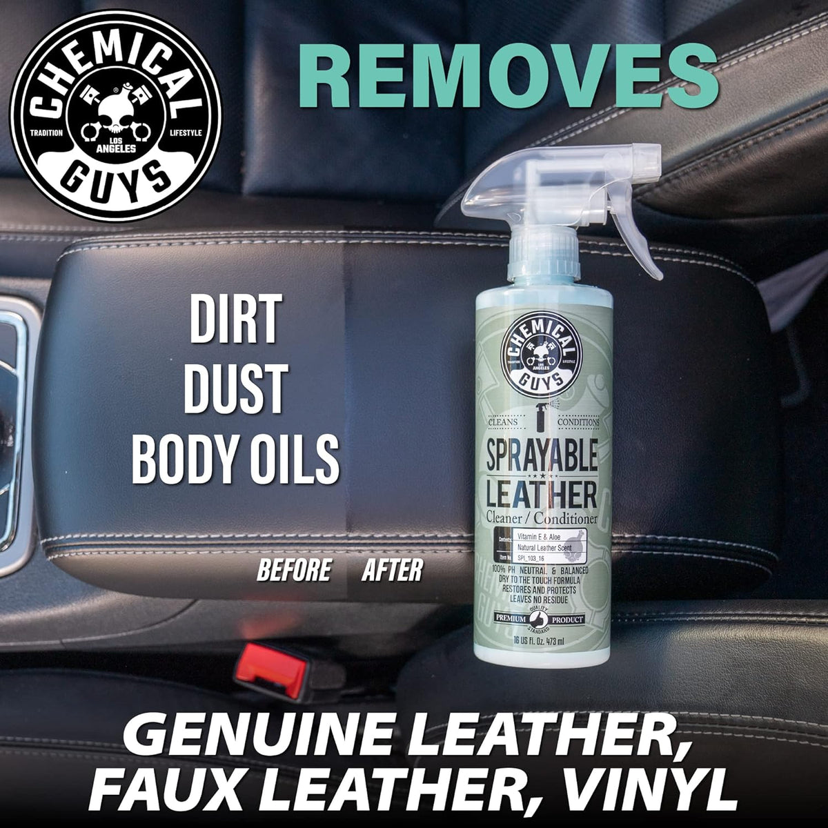 Leather Cleaner and Conditioner 1 Gal Pack of 2 R683