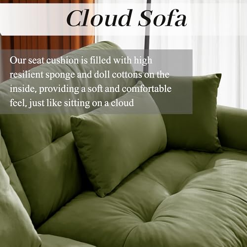 130" Modular Sectional Sofa with Movable Ottoman C54439
