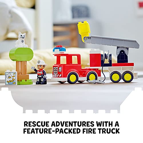 LEGO DUPLO Fire Truck Building Toy Set (21 Pieces) S1989