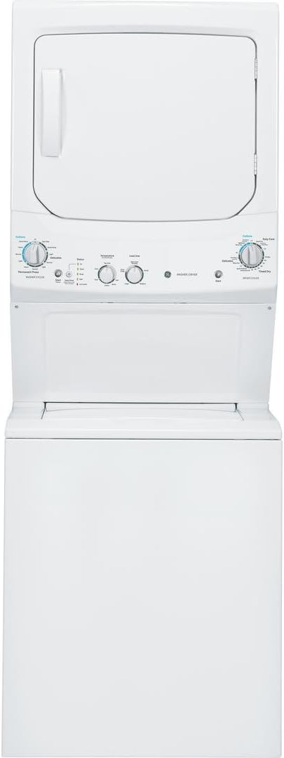 White 27" Unitized Washer and Electric Dryer S9421