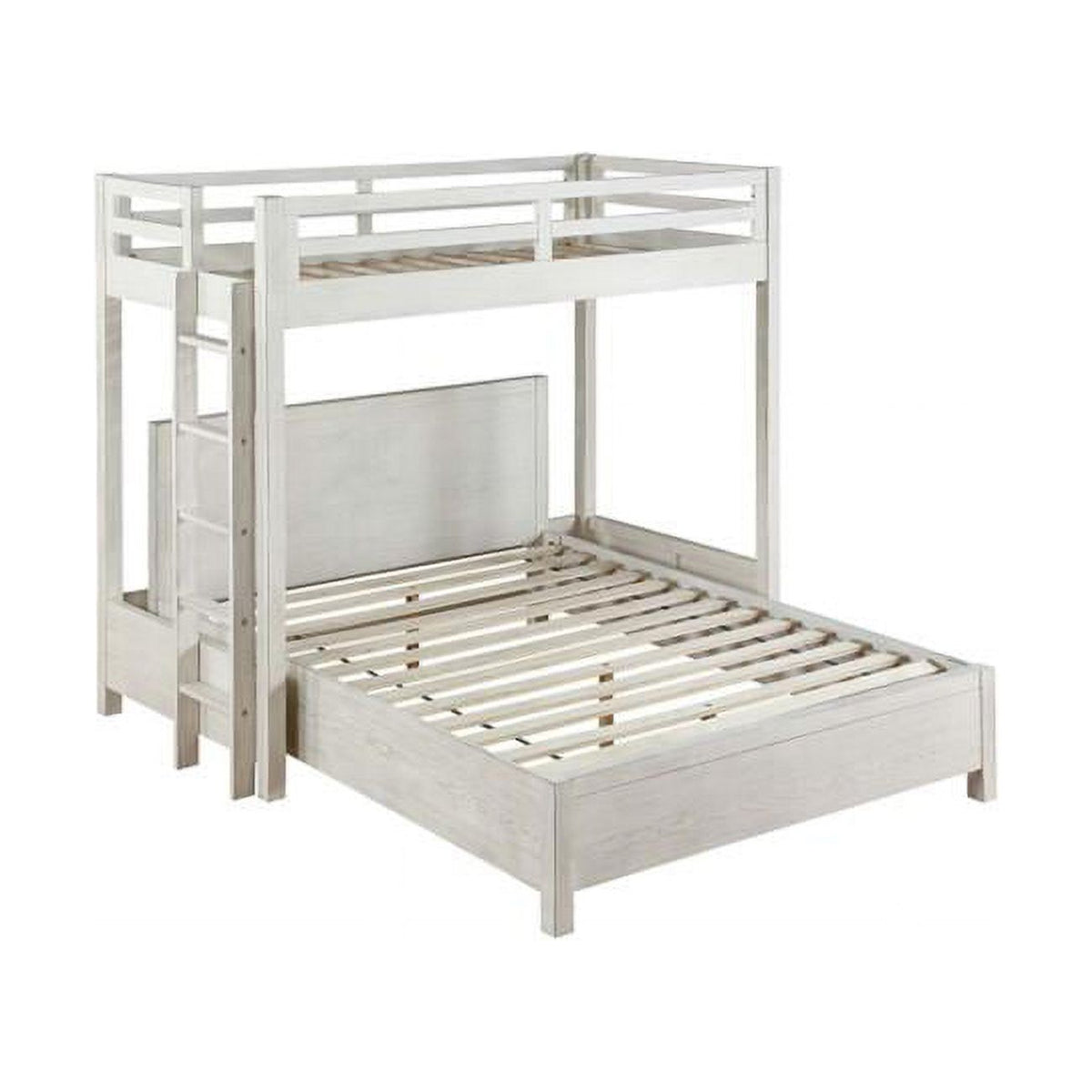 Twin Loft Bed Weathered White B284