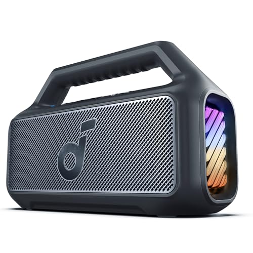 80W Portable Bluetooth Speaker with Subwoofer, IPX7 Waterproof O4522