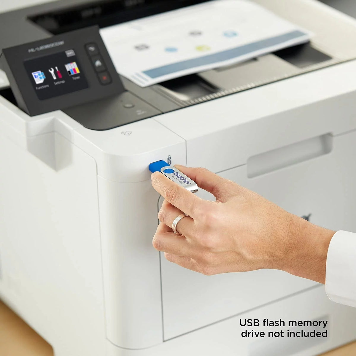 Business Color Laser Printer with Duplex Printing and Wireless Networking I325646