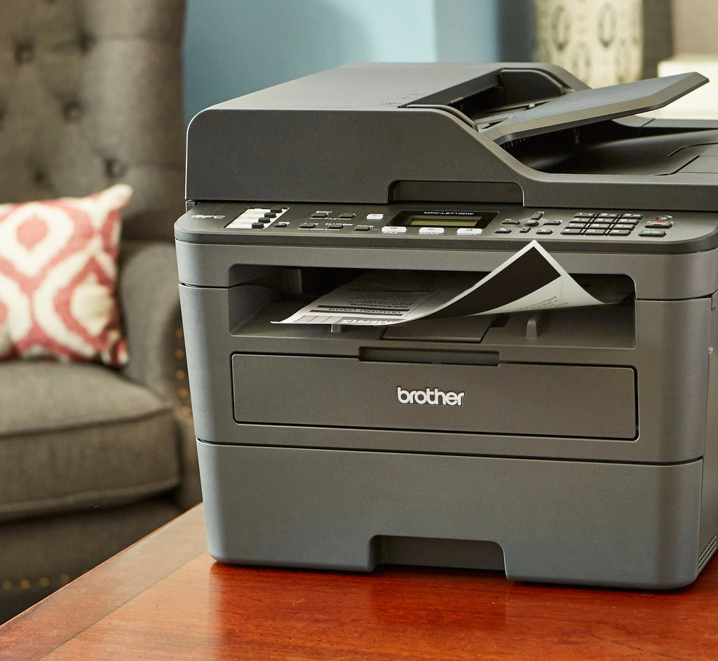 Monochrome Laser All-in-One Printer with Duplex Printing and Wireless Connectivity D820276