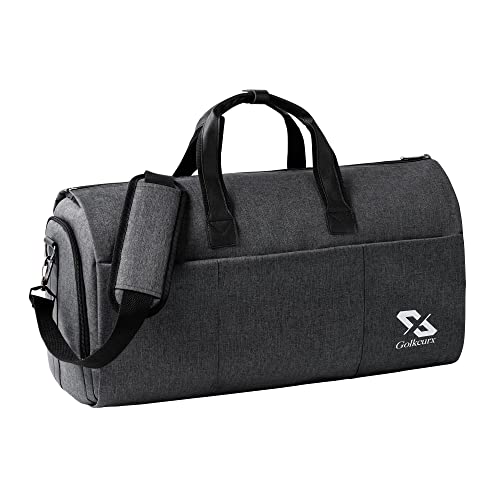 Convertible Garment Bag with Shoe Compartment, Detachable Shoulder Strap E400