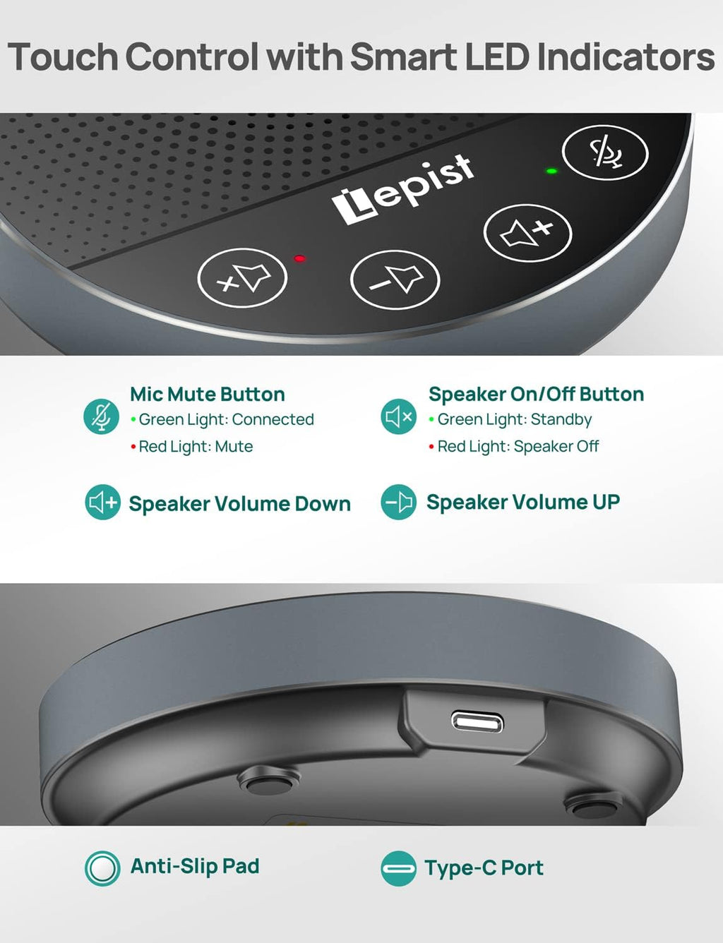 USB Speakerphone with Microphone R51714