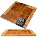 Reclaimed Wood Table Top with Metal Edge, 24" x 48" E4115