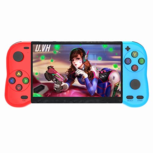 5.1-inch Handheld Game Console Built-in 12000 Games (Bluered) H934