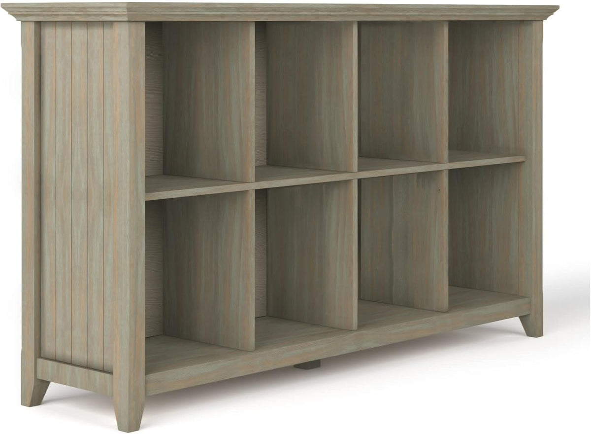 Solid Wood 8 Cube Storage Sofa Table E773