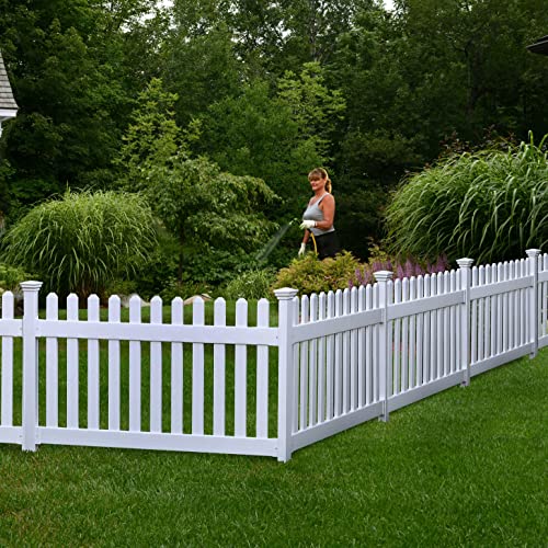 White 36"H x 72"W No Dig Fence X24531