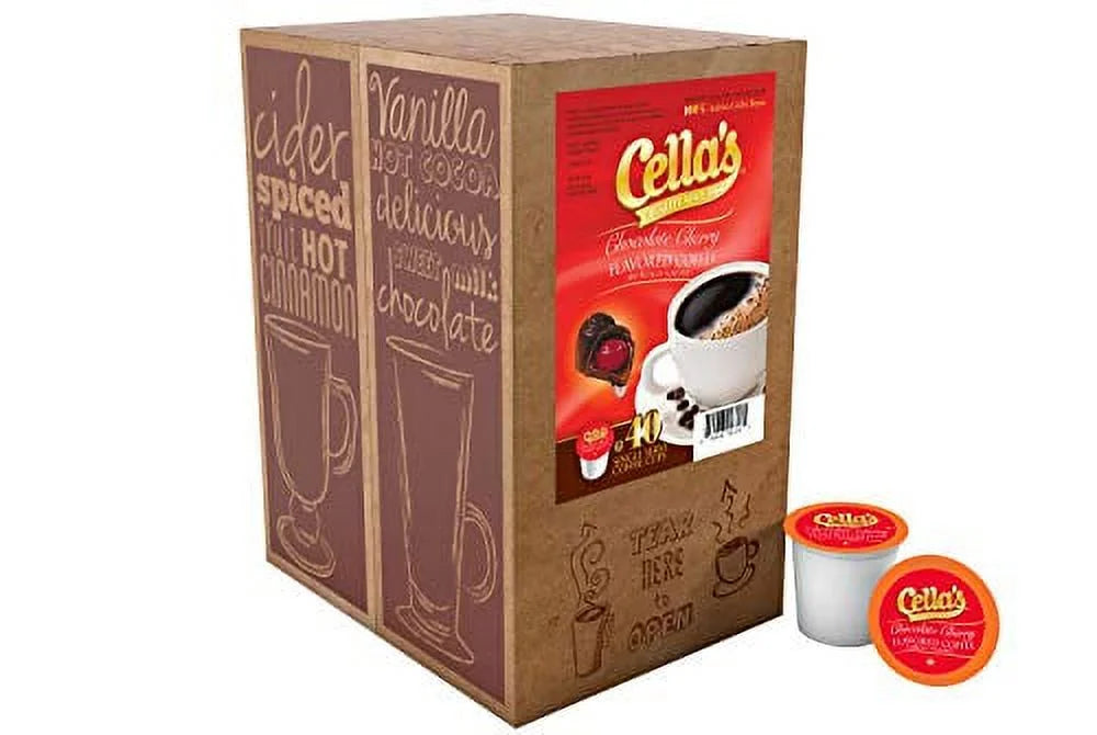 Chocolate Cherry Flavored Coffee, 40 Count V37111