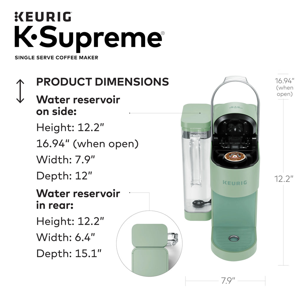 Black Single-Serve K-Cup Pod Coffee Maker Y93906