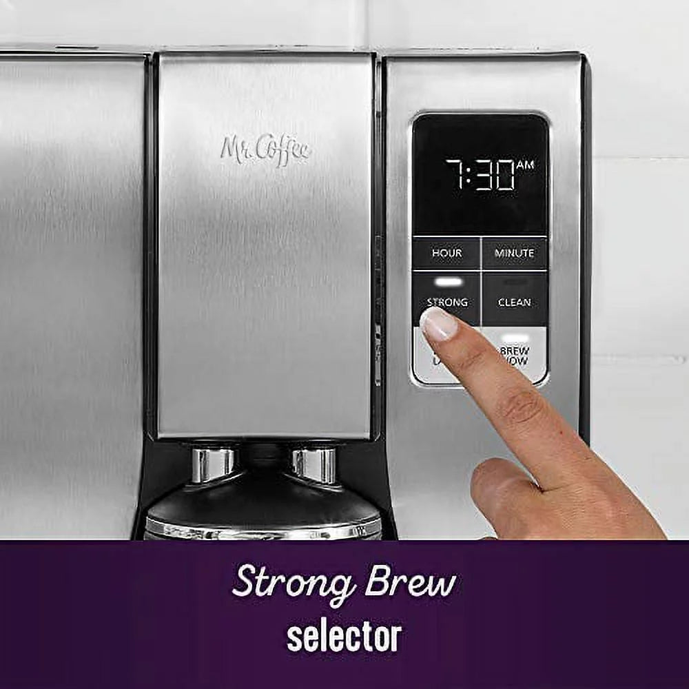 10 Cup Thermal Programmable Coffeemaker, Stainless Steel Y4232