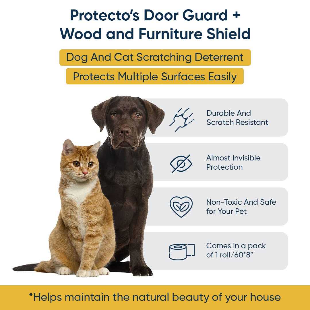 Pet Scratch Protector Door Guard Wood Furniture Shield L942640