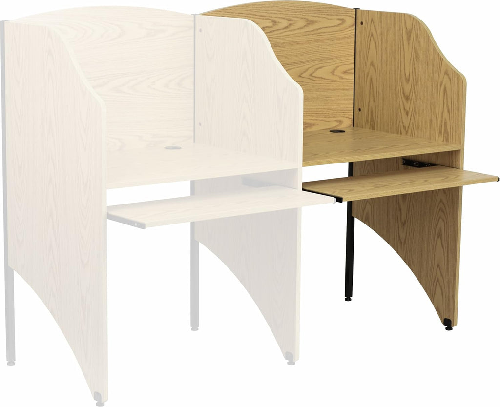 Study Carrel in Nebula Grey Finish F70588