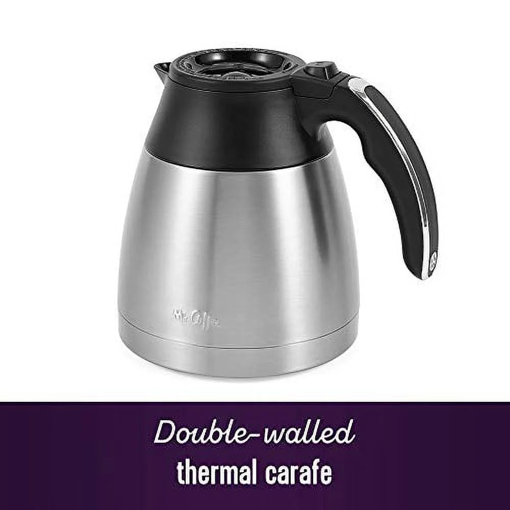 10 Cup Thermal Programmable Coffeemaker, Stainless Steel Y4232
