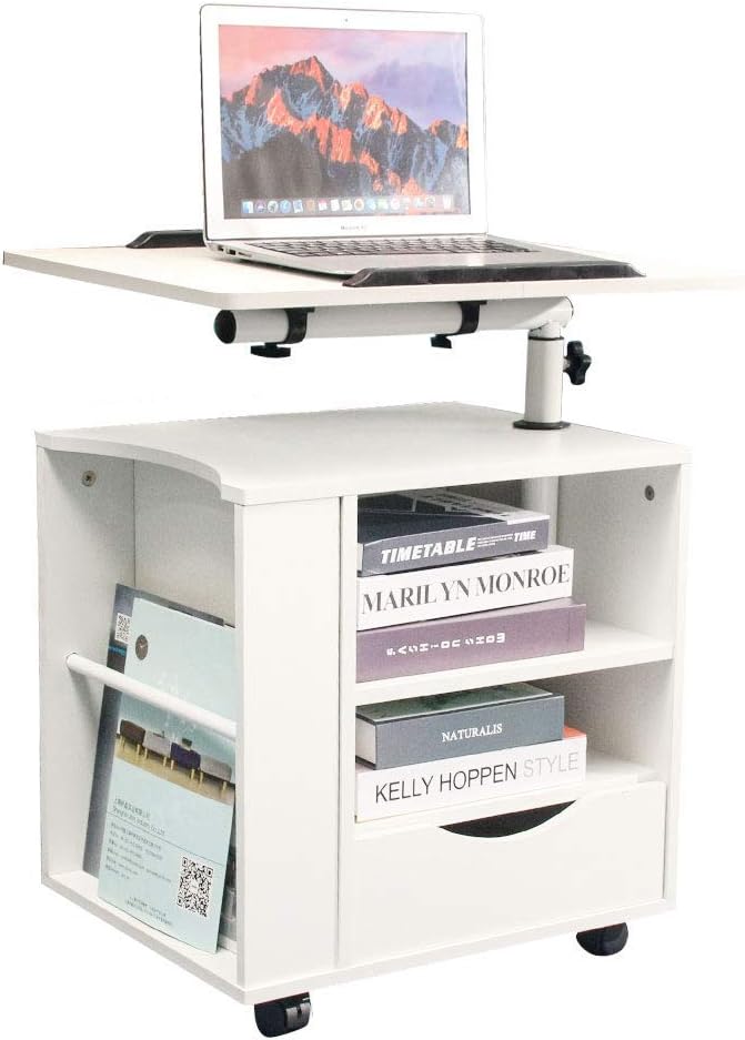 Black Wooden Nightstand with Drawers F251
