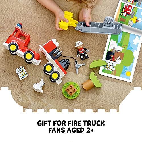 LEGO DUPLO Fire Truck Building Toy Set (21 Pieces) S1989