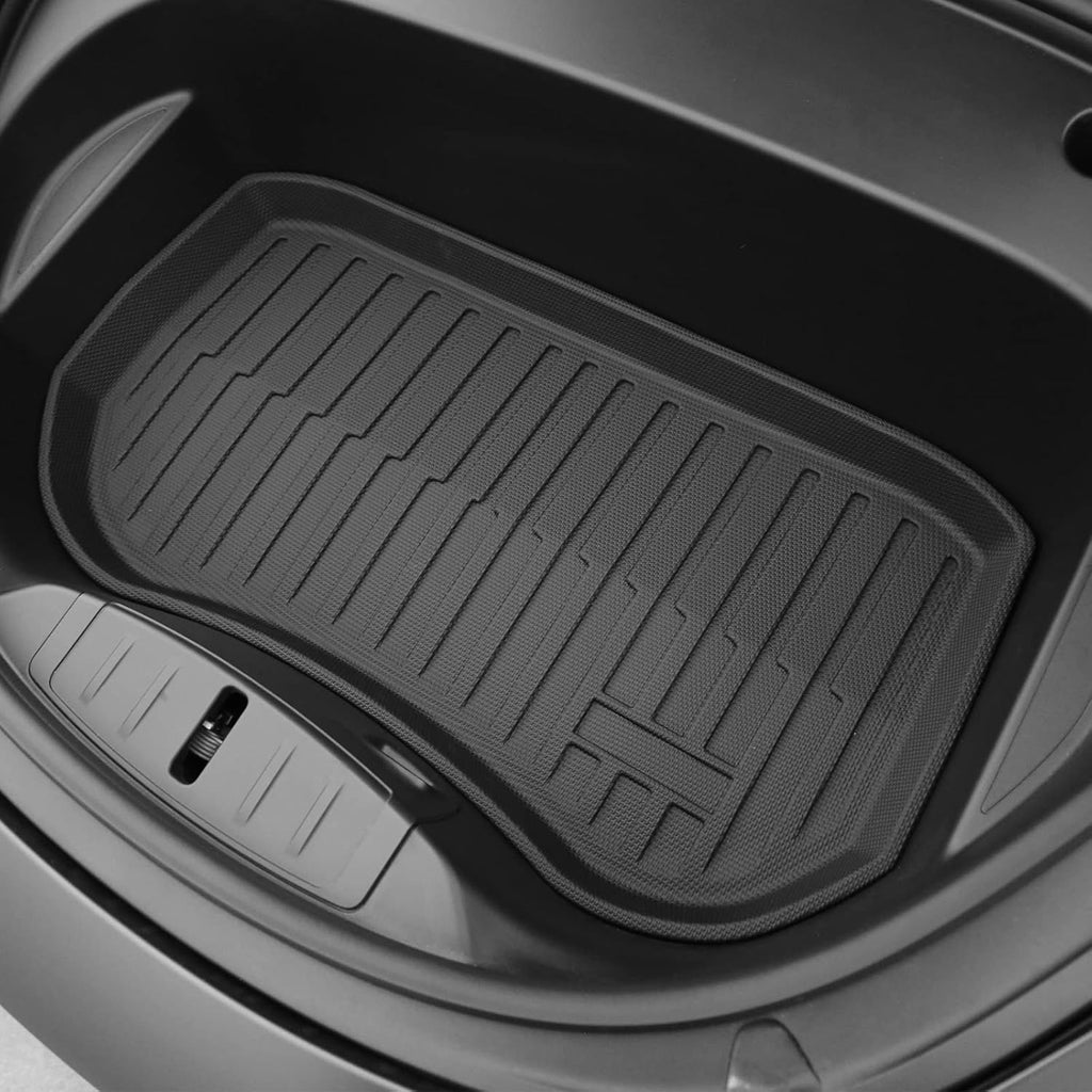 Cargo Liners Storage Frunk Mat All Weather Front Trunk Mats TPE Floor Mats Set of 6 Z38298