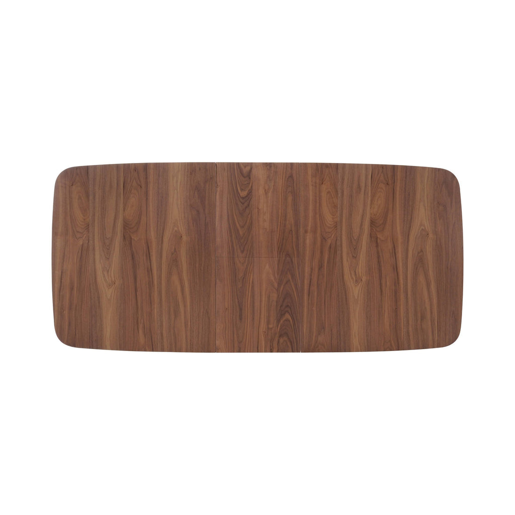 Natural Walnut Dining Table with Butterfly Extension Leaf R776368