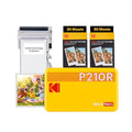 White 2.1x3.4 inches Portable Photo Printer with 38 Sheets P602275