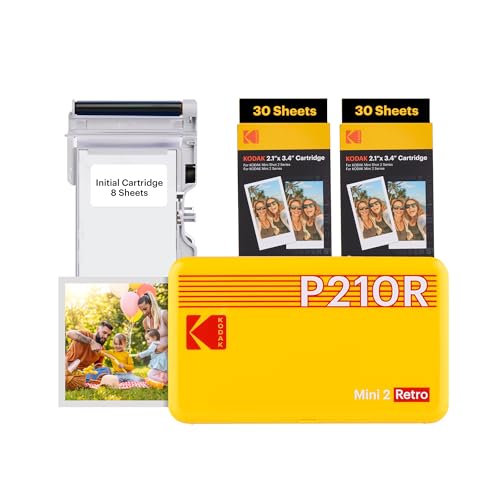 White 2.1x3.4 inches Portable Photo Printer with 38 Sheets P602275