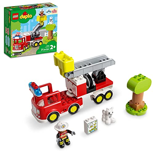 LEGO DUPLO Fire Truck Building Toy Set (21 Pieces) S1989