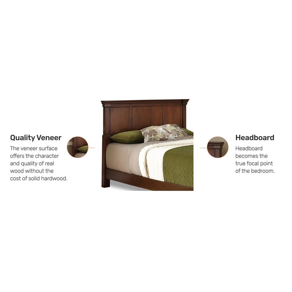 Brown Wood King Headboard L142