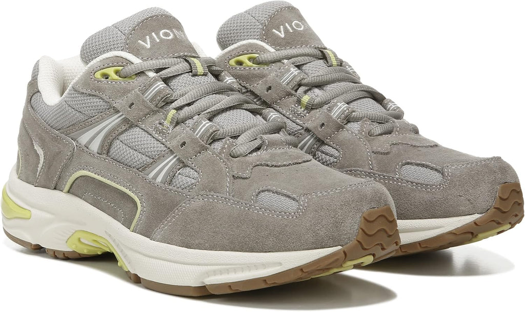 Women’s Classic Walker Comfort Sneaker Stone Suede 5 Medium X660