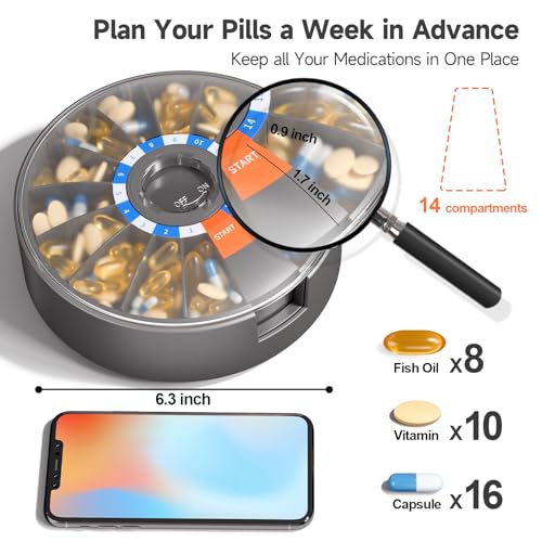 14 Days Pill Organizer B555