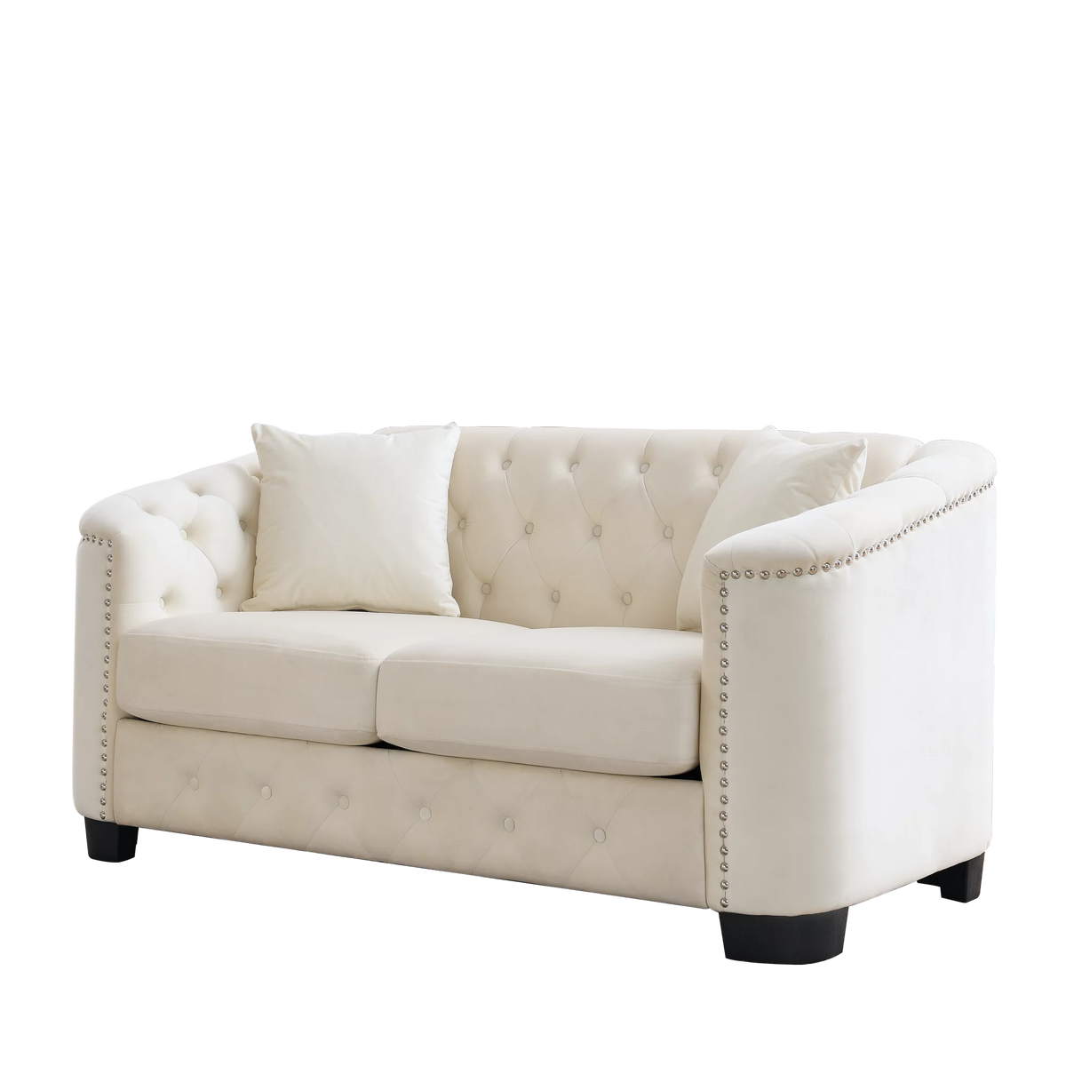 Velvet Beige 3-seater + 2-seater Combination Sofa M898