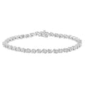 1/3 Carat tw Natural Diamond Tennis Bracelet in 925 Sterling Silver (7 Inches) J962471
