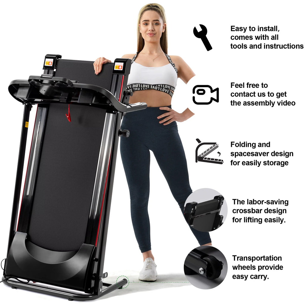 2.5HP Folding Treadmill with Incline M8123